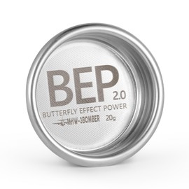 MHW-3BOMBER 58mm Portafilter Basket 20g Precision Espresso Basket Filter Stainless Steel Double Structure Filtration Bottom Thickness 0.8 mm FB5629