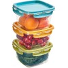 Snips, SnipsLock MIXCOLOR, Set of 3 Food Containers, 3 x