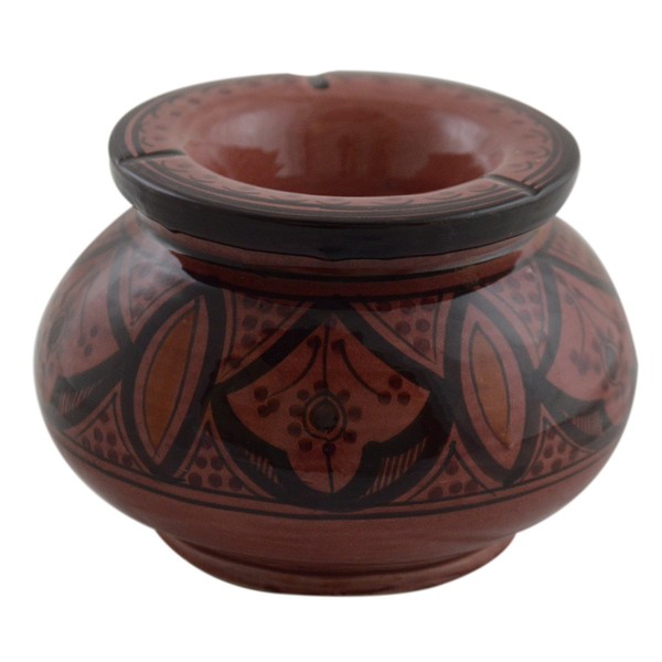 Ceramic Ashtrays Moroccan Handmade Smokeless Cigar Exquisite Design with Vivid