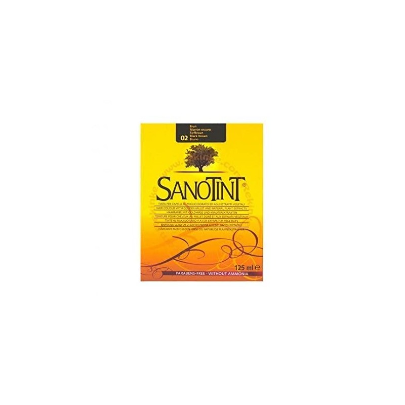 Sanotint 4% PPD, no ammonia Dark Brown Hair dye
