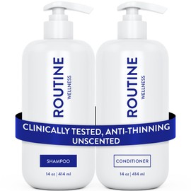 Routine Wellness Set de Champú y Acondicionador para Un Cabello Más Fuerte - Biotina  Color Seguro  Sin Sulfatos  Vegano  Probado Clínicamente...     