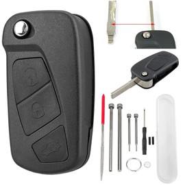 For Ford Ka 2009 For Ford Ka 2014 Key For Ford Ka Key Buttons For Ford Ka Key Fob For Ford KA MK2 Key For 3 Buttons For Ford Ka Key with Key Pin Removal Tool
