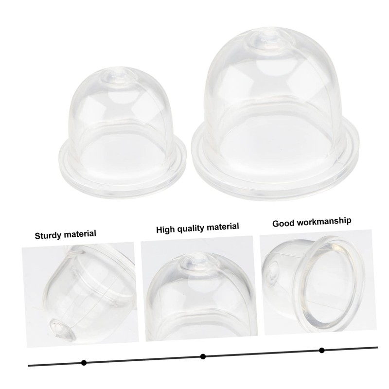 Kisangel 2X Carburetor Oil Bubble Primer Bulbs for Lawnmower Chainsaw