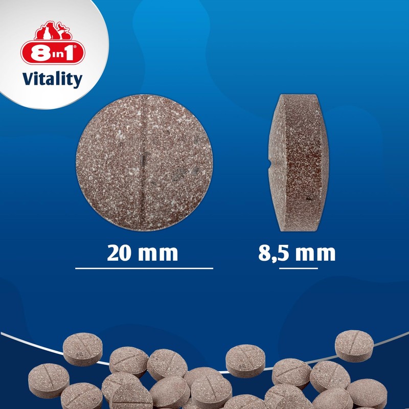 8in1 - Vitality - Glucosamin für ausgewachsene und ältere Hunde