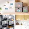 40 Pack 3" x 5" Index Card Pockets with Top