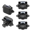 CXQamitao 5 Pack Push Button Latch Cabinet Door Catch Keyless