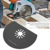 10Pcs Oscillating Saw Blades 80mm/3.1inch High Carbon Steel Semicircle Oscillating