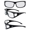 MotoFrames Sideshow Fit Over Glasses OTG Safety Motorcycle Glasses Matte