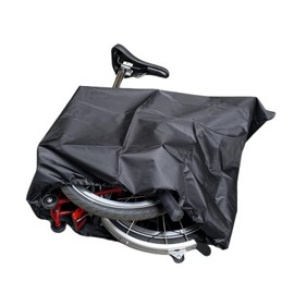 NELboNs Folding Bike Carry Bag Waterproof Bike Travel Bag Storage Zipper Bag Bromp ton Bike Transport Carry Bag for Air Plane Train Car Travel