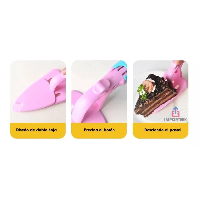 Importeek Cuchillo Rebanador Pastel Reposteria Pan Espatula Cortador