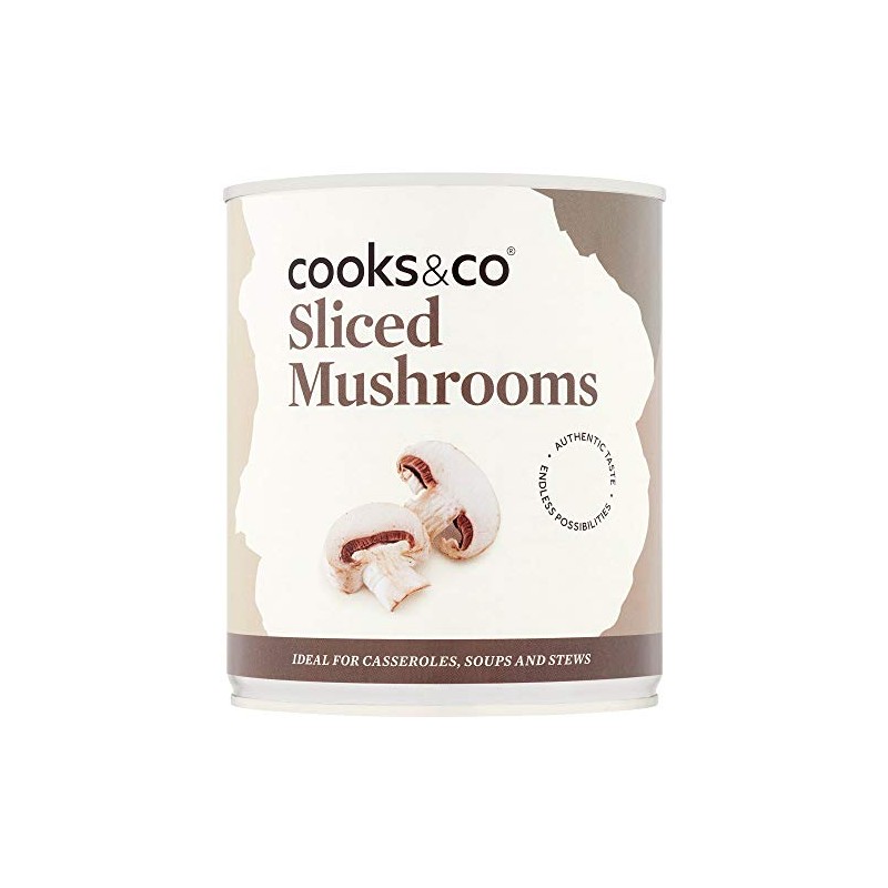 Cooks & Co Sliced Mushrooms - 1x800g