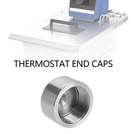 SG Store M30 x 1.5mm Thread Thermostat End Cap Stainless Steel Pipe End Cap Protection Valve End Piece Radiator Valve Closure for Almost All Standard Radiator Valves