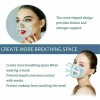 Unbranded 10PCS Face Mask Reusable Holder Inner Support Frame Silicone