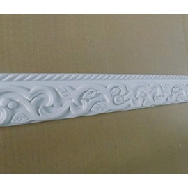 Ceiling Wall Molding Trim Flexible Crown Zhangbl Home Decorate 2.68"(6.8cm) W x 0.28"(0.7cm) x 115" L