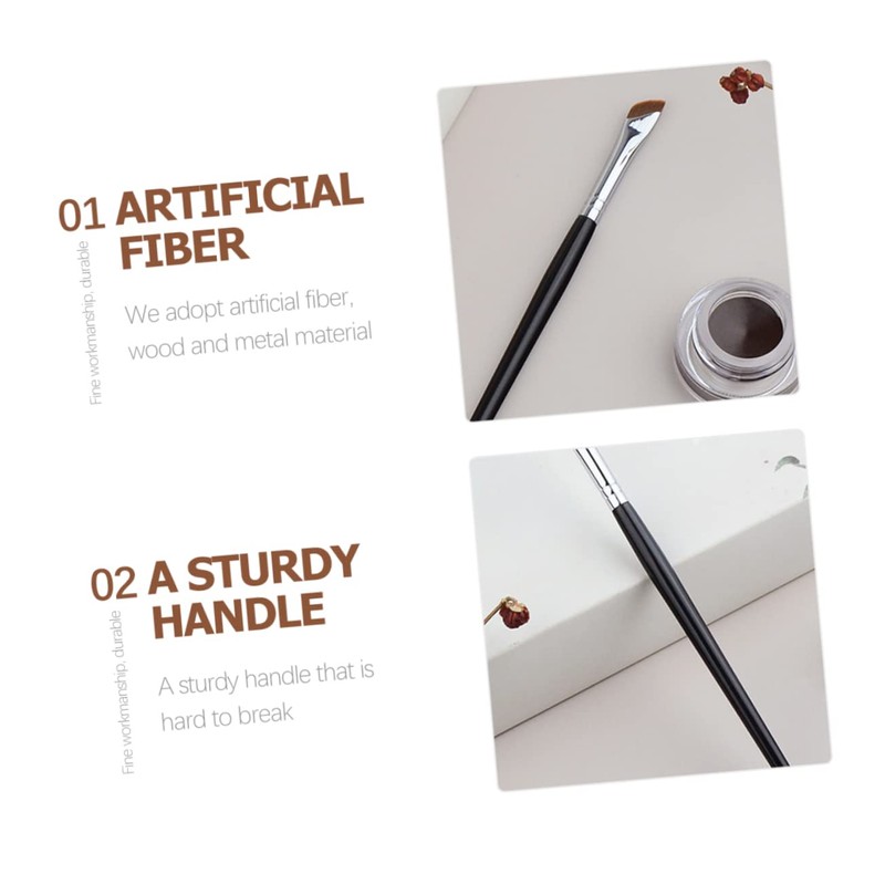 TOVINANNA Comprehensive Makeup Brush Kit Angled Eyeliner Brow Concealer for