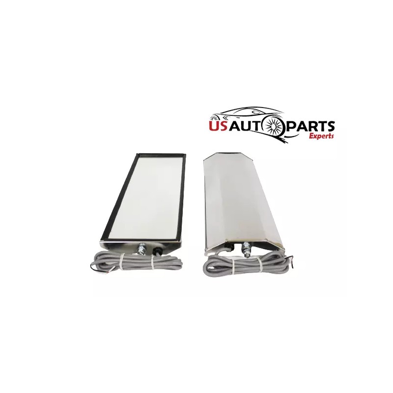 SANWA UNIVERSAL WEST COAST MIRROR STAINLESS STEEL 6"X16" HEATED SET