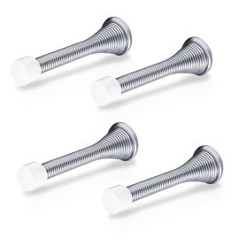 Tapones de puerta para pared – Tope de puerta con punta de goma – 3-1/4 pulgadas – Paquete de 4 – Tope de puerta – Ideal para el hogar, oficinas, escuelas
