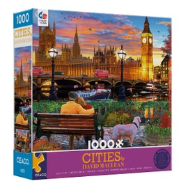 Ceaco - David Maclean - Cities - On The Thames in London - 1000 Piece Jigsaw Puzzle