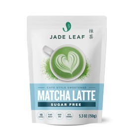 Jade Leaf Matcha Jade Leaf Matcha Organic Cafe Style Sugar Free Matcha Latte Green Tea Powder, Premium Barista Crafted Mix, Authentically Japanese, 15 Servings (5.3 Ounces)