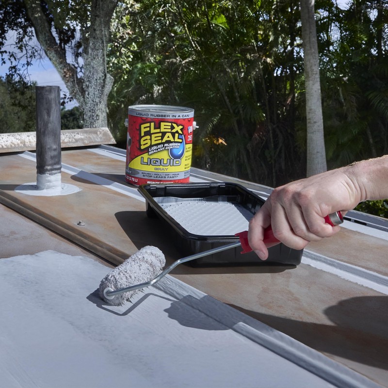 Flex Seal Liquid, Rubber Coating Sealant, Waterproof, Flexible, Breathable, and