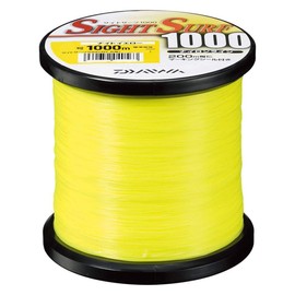 Daiwa Sight Surf 2 Nylon Line, No. 6, 1093 yd (1,000 m), Night Yellow