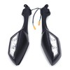 HTTMT- Black Rear View Mirrors w/Turn Signals Compatible with Kawasaki
