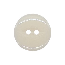 20 Pack Round Acrylic Fish Eye Buttons, Baby Buttons, Sewing, Knitting Craft Buttons - Solid White 14mm / 22 Lignes