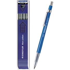 Staedtler Mars Technico 780 C Mechanical Pencil HB 2 mm with Metal Clip, Blue, blue