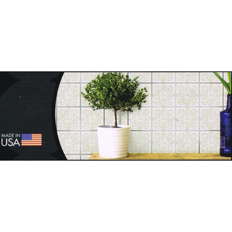 MAIN STREET WALL CREATIONS Peel Stick 8"x8" Art Wall Tile