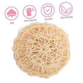 Beavorty Bath Shower Balls 3pcs Sisal Bath Scrubbers Body Scrubbers Shower Brush Exfoliating Sponge
