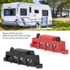 2pcs Power Distribution Block M8 Screw 4 Terminal Terminal Block