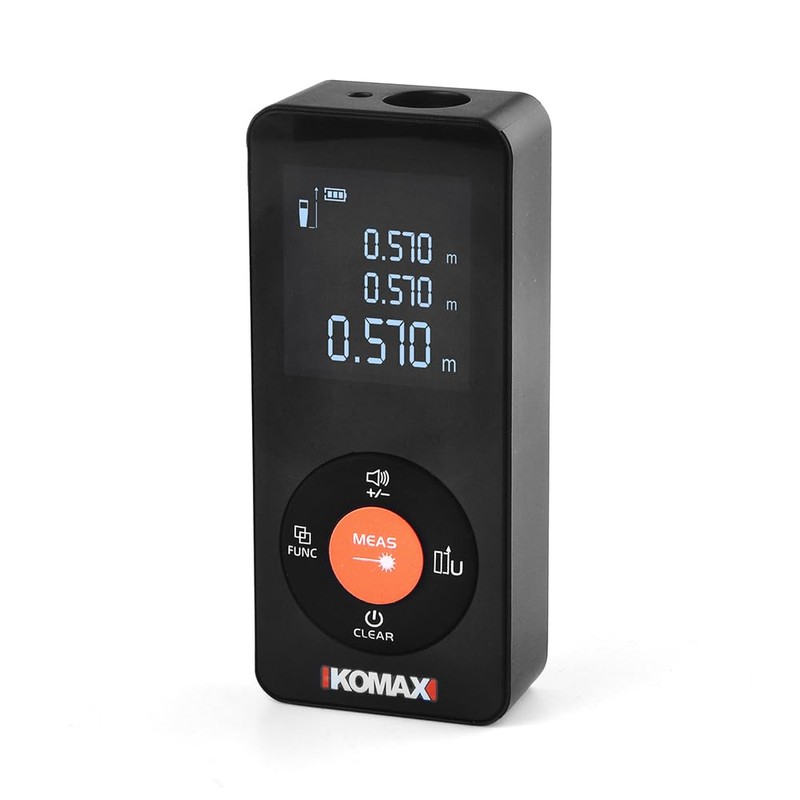 WINTAPE 50 m Laser Rangefinder, Digital Spirit Level Distance Meter