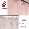 Luxape Bow Shower Curtain, Coquette Handcrafted Bow Tie Bath Curtain