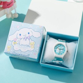 Wristwatch, Children's Quartz, Lightweight, Cartoon, Simple, Cute, School Entrance, Birthday Gift, Unisex, K-T