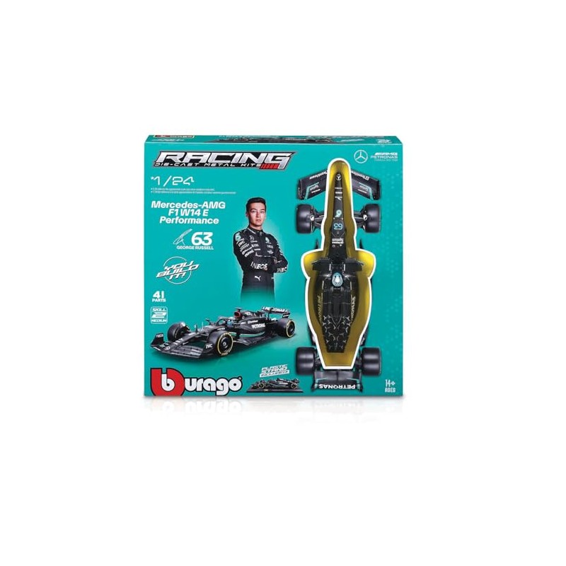 Bburago Build-It-Yourself Die-Cast Formula 1 F1 Model Kit - MB
