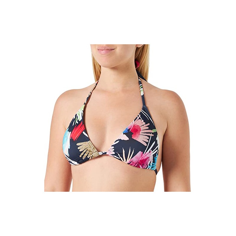 Firefly Women's Mara Bikini, Navy Dark/Flower