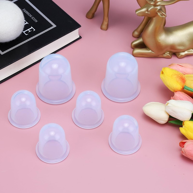 Excitsayno Silicone Cupping Therapy Set - Cupping Kit for Massage