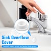 Sink Overflow Cover Overflow Drain Cover Rubber Sink Spillover Covers