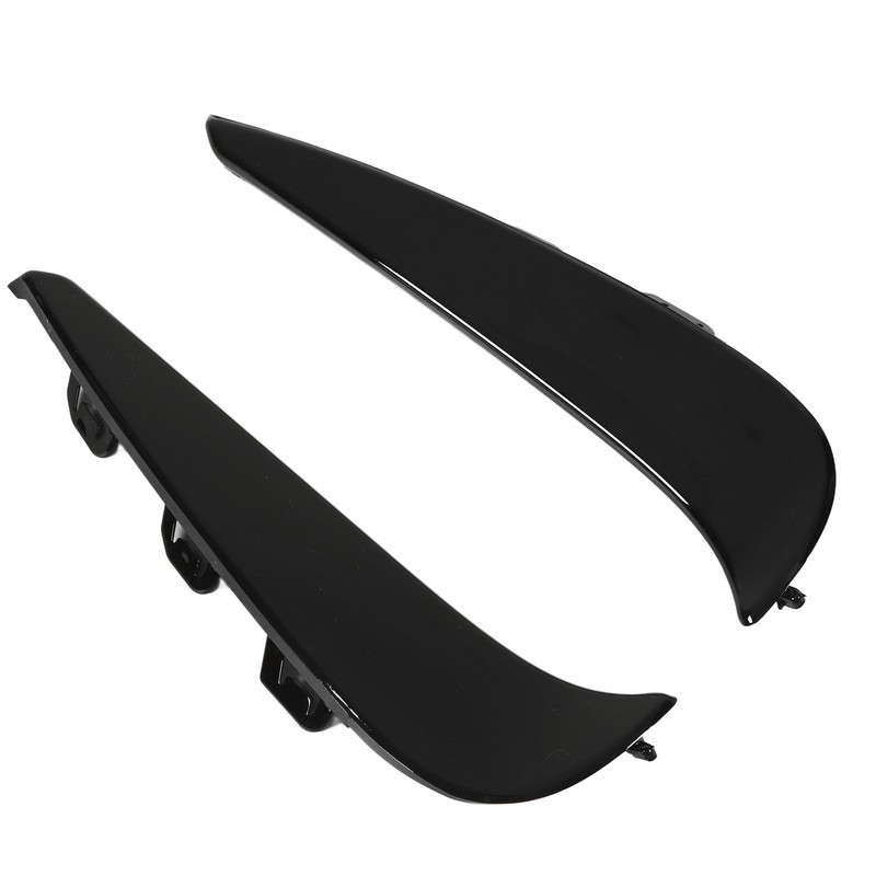 Gloss Black Front Bumper Fog Grille Ari Vent Cover Trims
