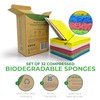 AIRNEX Biodegradable Compressed Cellulose Sponges - Pack of 32 Pop