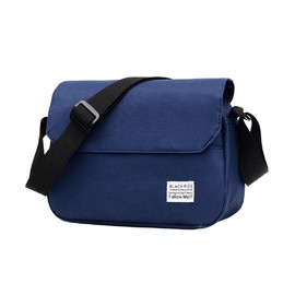 cmy select Men's Shoulder Bag, Crossbody Design, Plain, Logo, Simple, Compact, Small, Lightweight, navy