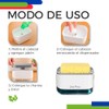 SC ACCESORIOS Dispensador De Jabón para Platos 2 En 1