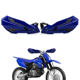 Hand Protectors Motorcycle Universal Motorcycle Hand Guard Suitable for 22 mm 25 mm and 28 mm Handlebar Grip Protector for ATV, Chopper and Scooter (Blue)