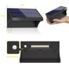 NIORSUN Outdoor Fence Lights, 6 Pack Waterproof LED Solar Fence