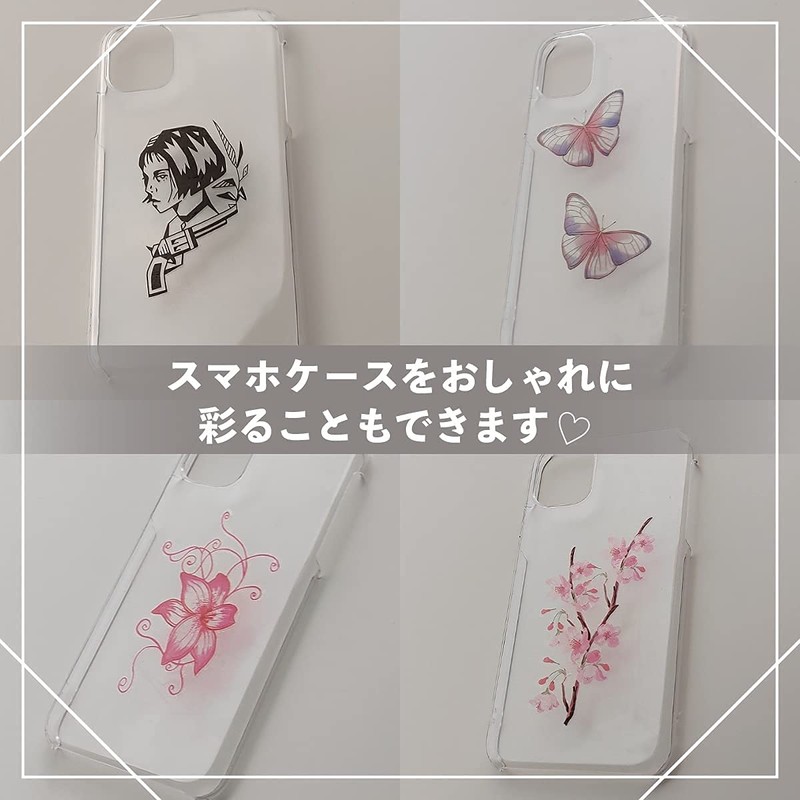 tuzuru Temporary Tattoos, 30 Stickers, Cute, Deer, Flowers, Waterproof, Bonus