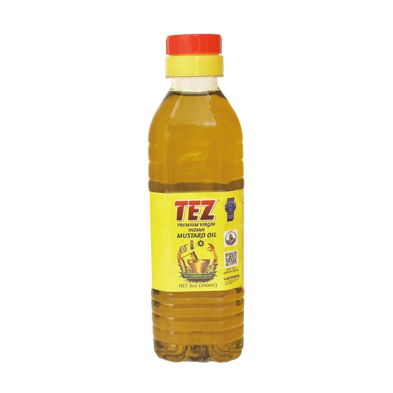 TEZ Mustard Oil Made in India, 8.5 fl oz (240
