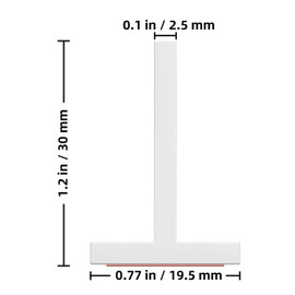 Duzzy 75 Inch Shower Threshold Water Dam, Shower Door Bottom Seal Strip, Shower Water Guard for Frameless Glass Shower Door