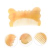 Outanaya Thickened Handmade Cleat Horn Comb for Scalp Massage Static