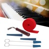 Piano Tuning Tool Temperament Strip Pin Wrench Mutes Musical Instrument