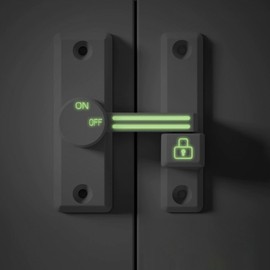 [Youngdal Hardware] Sliding Door Latch Lock C3 (White)